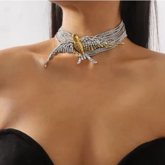 Zara Jewelry - Gold and Silver Bird Necklace